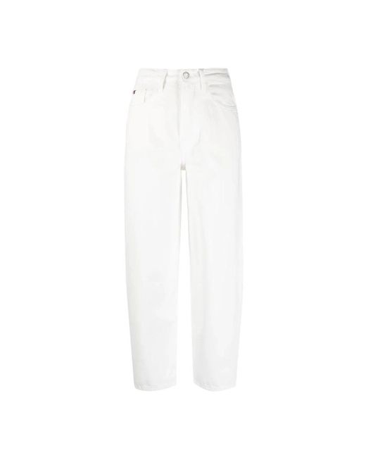 Tommy Hilfiger White Straight Jeans