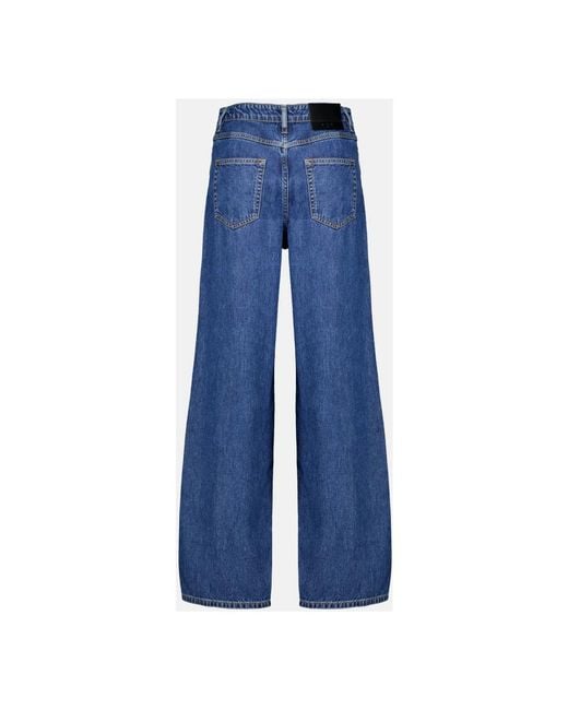 IRO Blue Wide Jeans