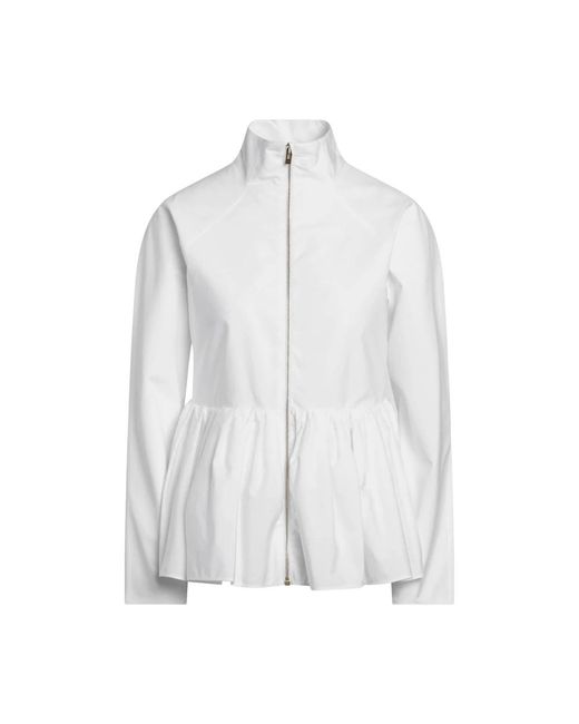 Alaïa Jassen ,Wit ,Peplum Jacket in het White