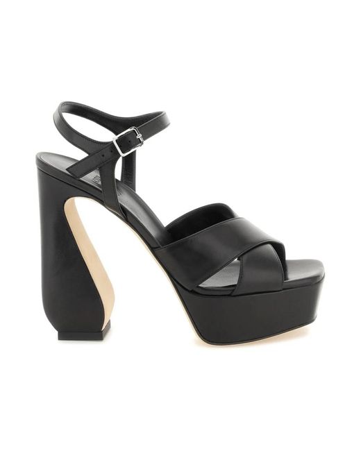 Shoes > sandals > high heel sandals Sergio Rossi en coloris Black