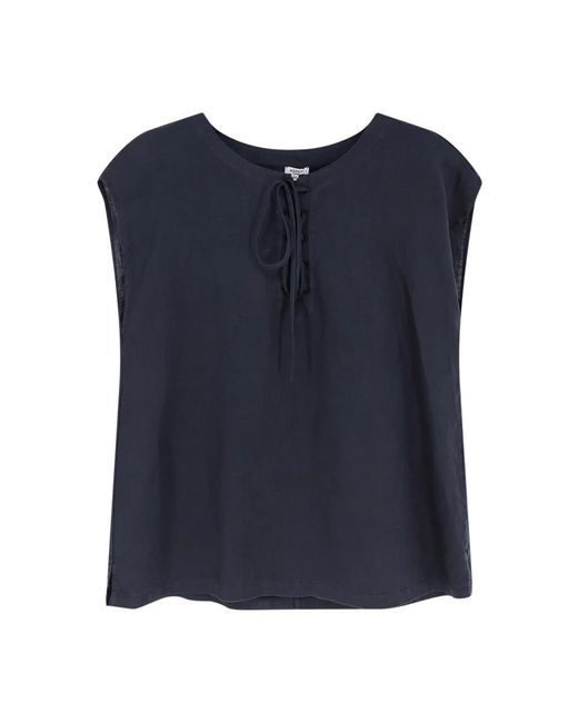 Aspesi Blue Sleeveless Tops
