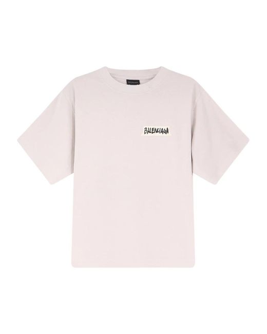 Balenciaga Pink T-Shirts