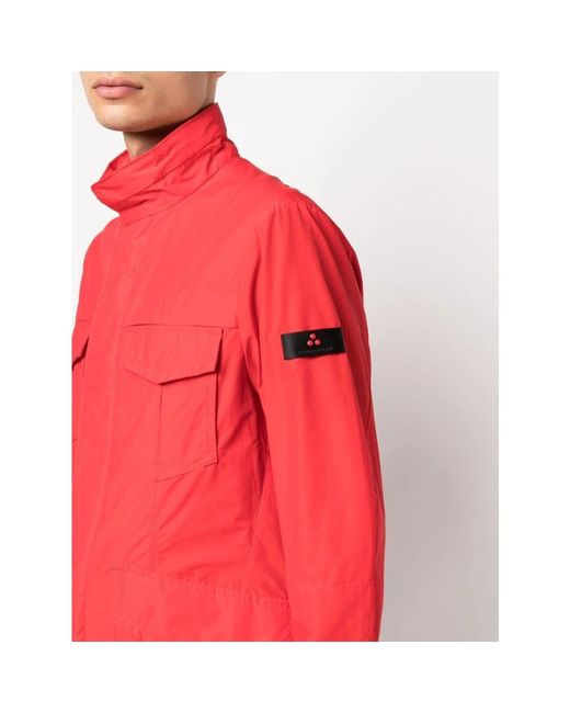 Light Jackets Peuterey de hombre de color Red