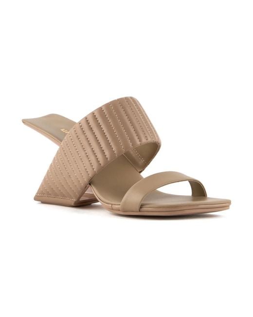 United Nude Brown Heeled Mules