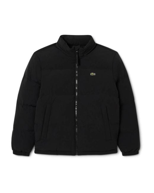 Lacoste Black Winter Jackets for men