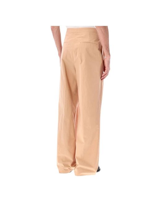 Dries Van Noten Natural Wide Trousers for men