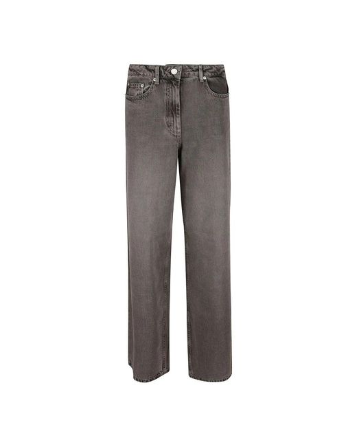 REMAIN Birger Christensen Gray Straight Jeans