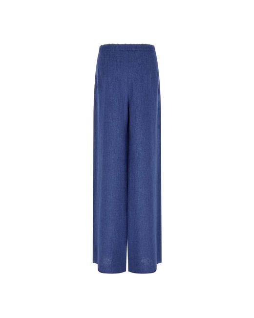 Max Mara Blue Wide Trousers