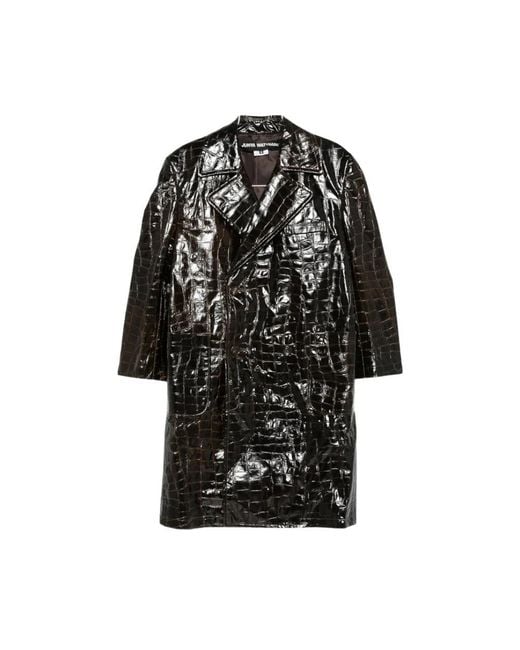 Junya Watanabe Black Double-Breasted Coats