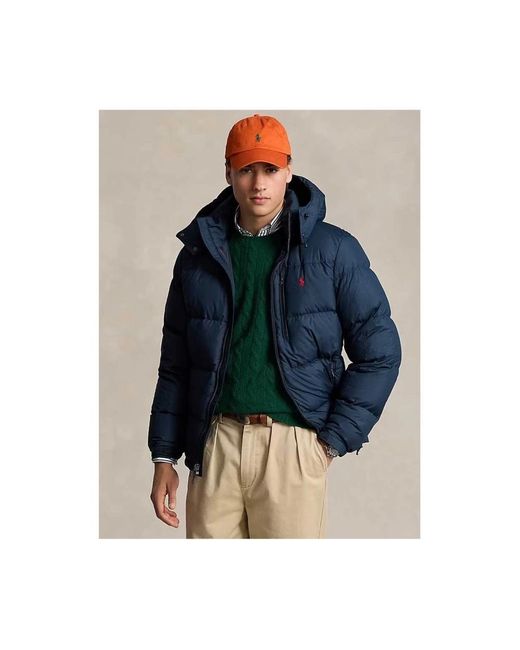 Polo Ralph Lauren Blue Down Jackets for men