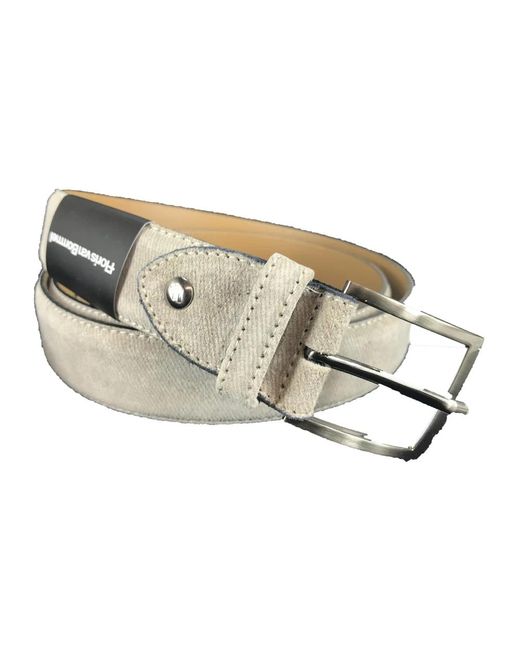 Belts di Floris Van Bommel in Metallic da Uomo