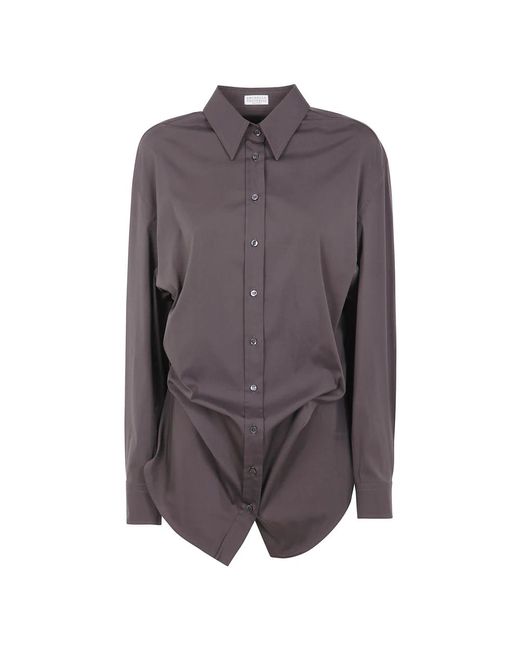 Brunello Cucinelli Shirts in het Gray