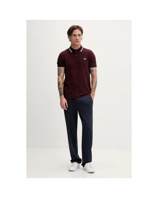 Fred Perry Polo Hemden in het Red voor heren