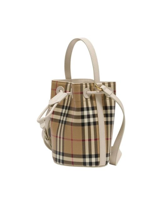 Burberry Brown Bucket Bags