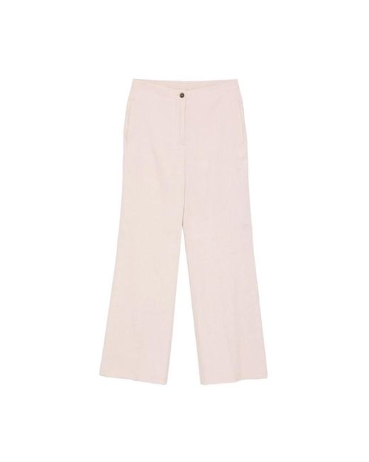 Seventy Pink Straight Trousers