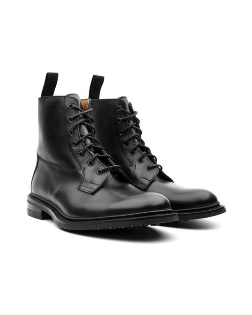 Tricker's Schwarze stiefel in Black für Herren