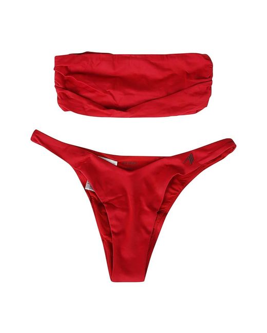 The Attico Red Stylischer bikini für den sommer