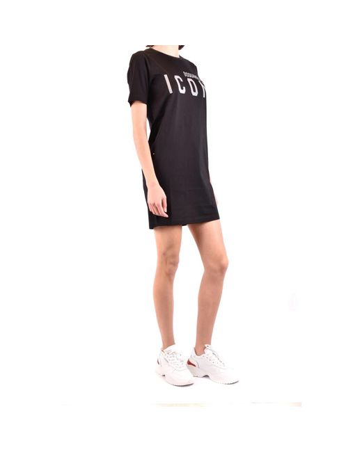 DSquared² Black Short Dresses