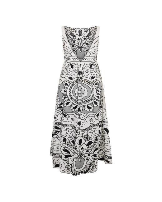 RED Valentino Gray Maxi Dresses