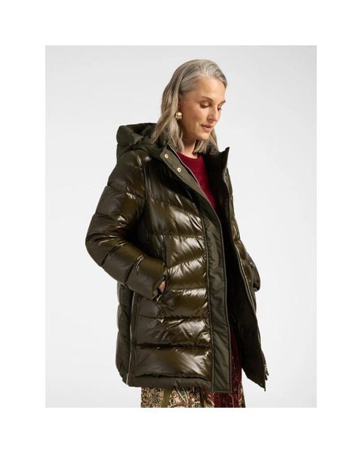 Down Coats Elena Miro de color Green