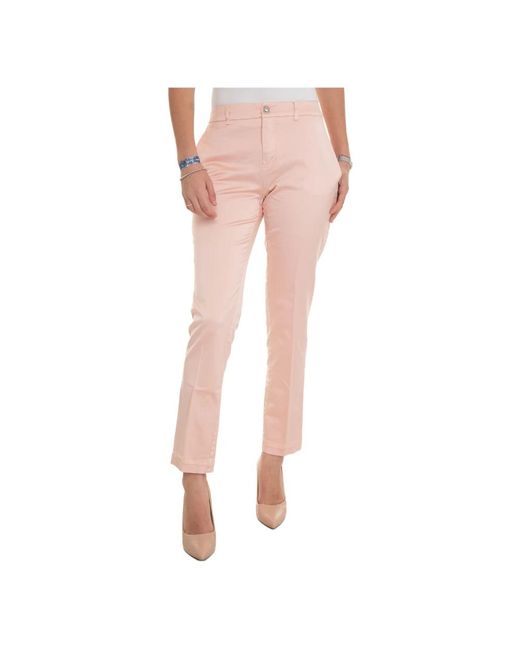 Guess Pink Cropped Trousers