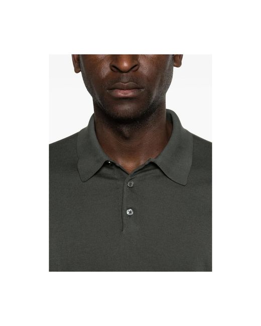 Fedeli Green Polo Shirts for men