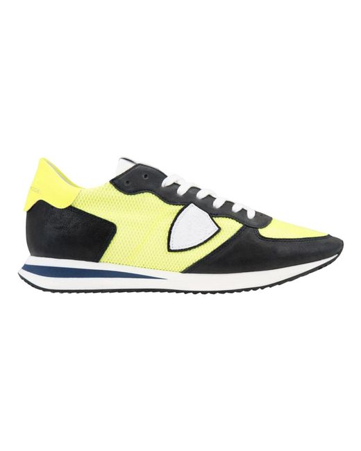 Philippe Model Schoenen ,Veelkleurig Veterschoenen Sneakers in het Blue voor heren