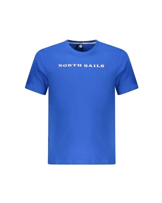 North Sails T-Shirts in het Blue voor heren