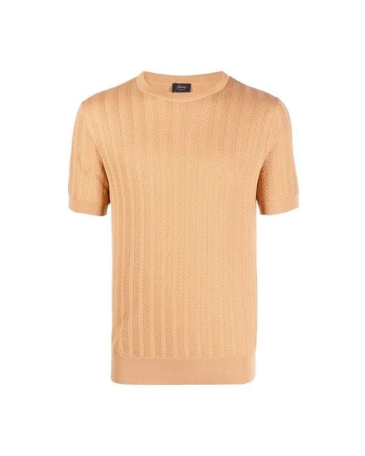 Brioni Natural Round-Neck Knitwear for men