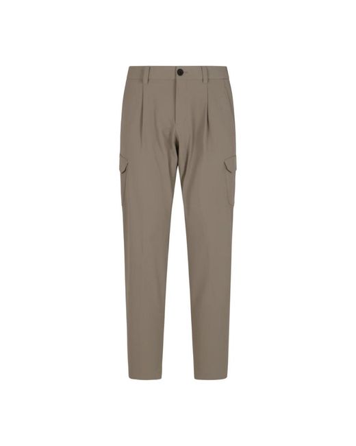 Herno Gray Slim-Fit Trousers for men