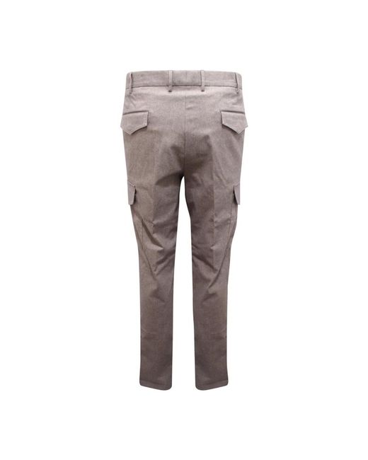 PT01 Gray Slim-Fit Trousers for men