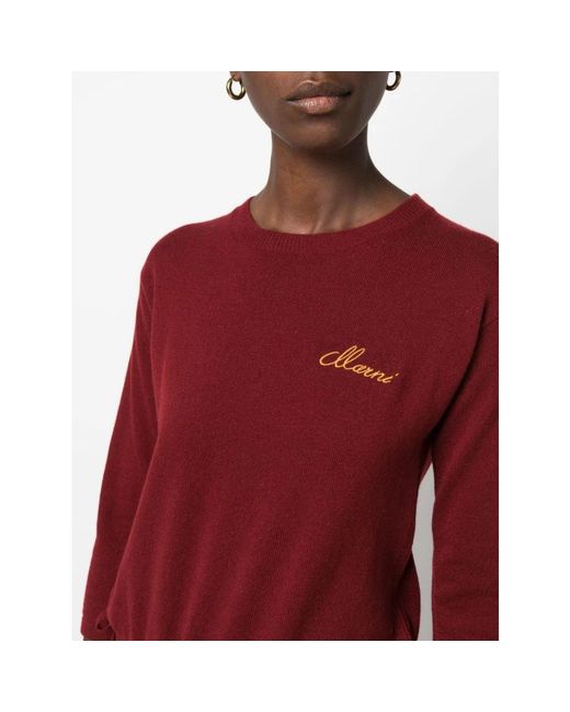 Marni Red Round-Neck Knitwear