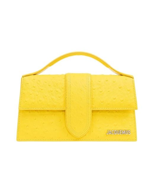 Handbags Jacquemus de color Yellow