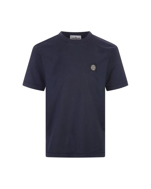 Stone Island Blue T-Shirts for men