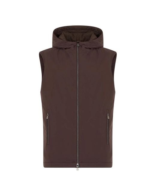 Fedeli Brown Cashmere Knitwear for men