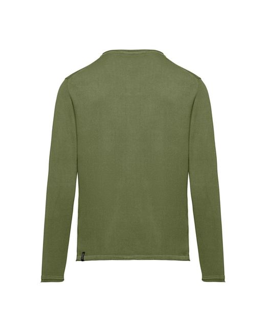 Bomboogie Green V-Neck Knitwear for men
