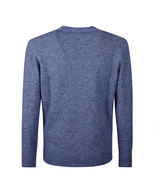 Kangra Feiner Wollpullover Mit Rundhalsausschnitt in Blue für Herren