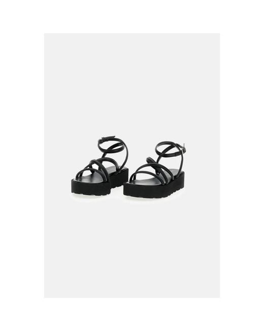 Gianvito Rossi Black Flat Sandals