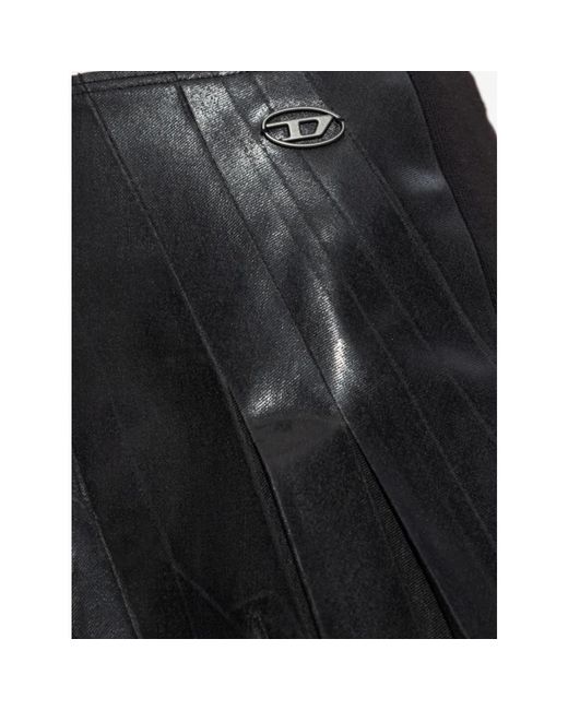 DIESEL Black Short Skirts