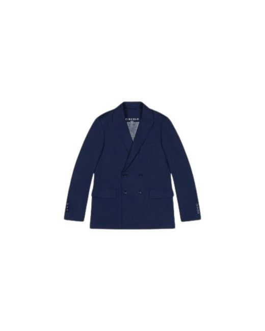 Circolo 1901 Americana Doppiopetto Premium in het Blue voor heren