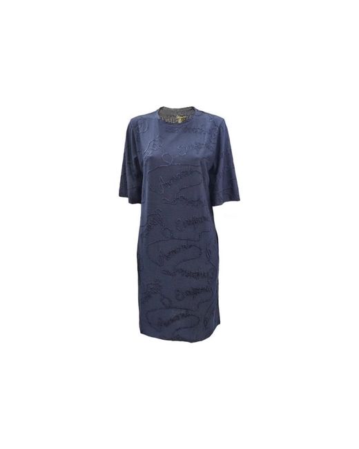 Emporio Armani Blue Short Dresses