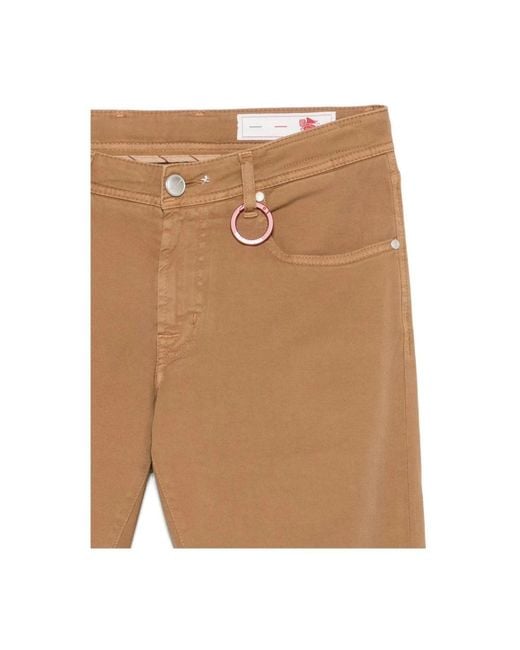 Tramarossa Brown Slim-Fit Jeans for men