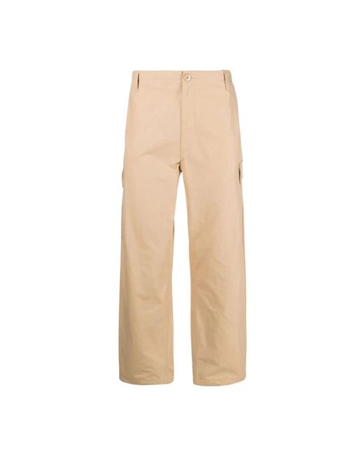 KENZO Natural Straight Trousers for men