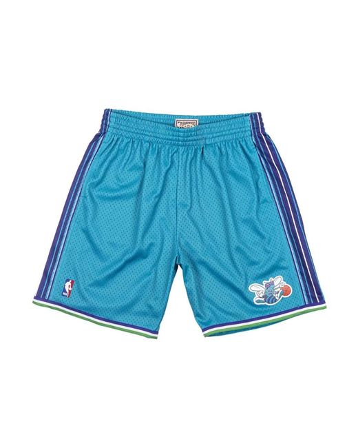 Mitchell & Ness Blue Casual Shorts for men