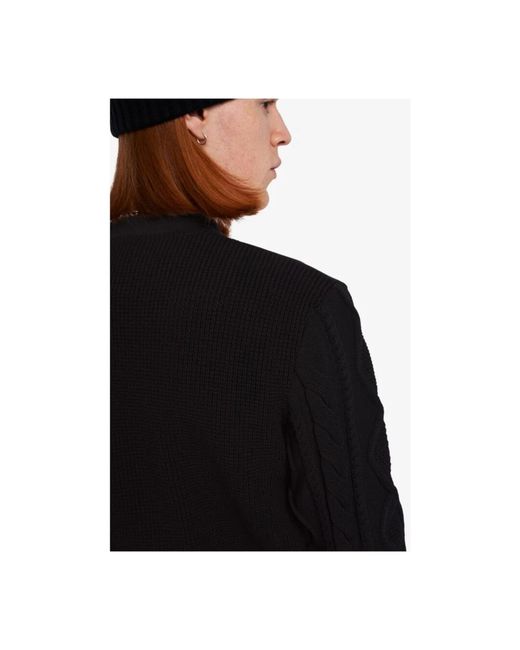 Fred Perry Hoodies & Sweatvesten ,Zwart ,Polyester Klassiek Sweatshirt in het Black voor heren