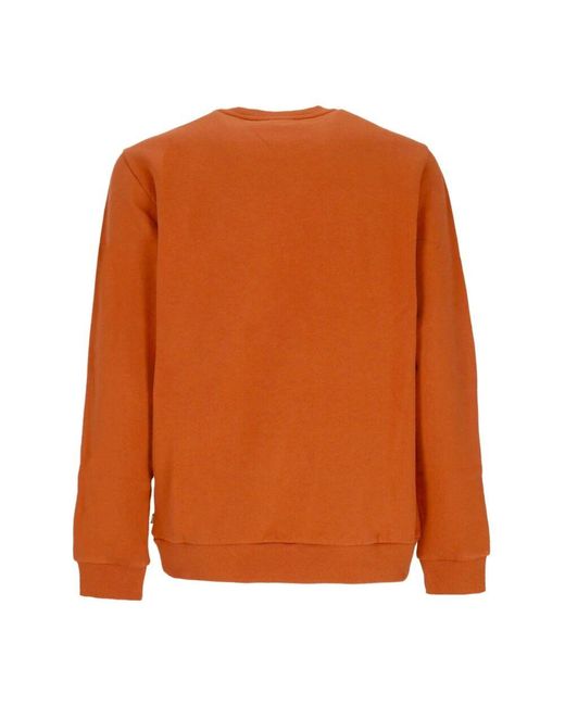 Fjallraven Terracotta Logo Crewneck Sweatshirt in Orange für Herren