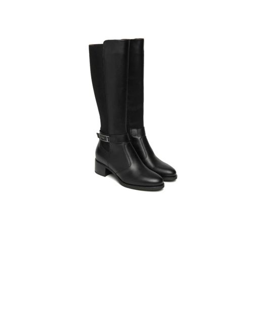 Nero Giardini Black High Boots