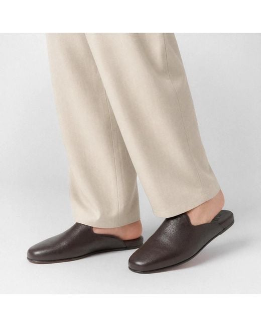 Scarosso Brown Mules