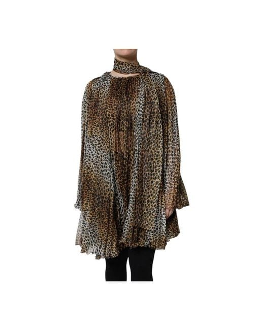 Dolce & Gabbana Brown Short Dresses