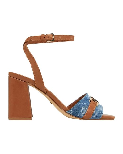 High Heel Sandals Guess de color Blue